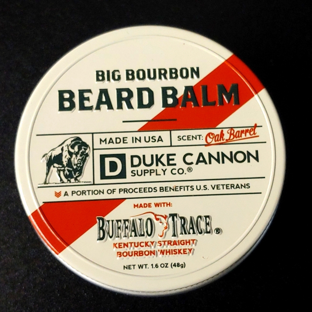 Duke Cannon Buffalo Trace beard balm